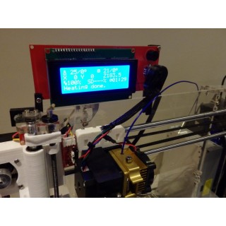 Reprap Printer 3D LCD 2004 Controller Module dengan Slot SD Cards